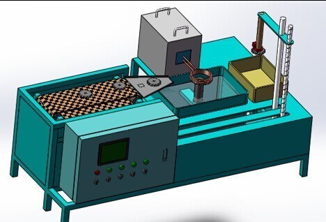 Equipo de la herramienta del endurecimiento de inducción de la FCC 100KW 10-50khz del CE con control del PLC