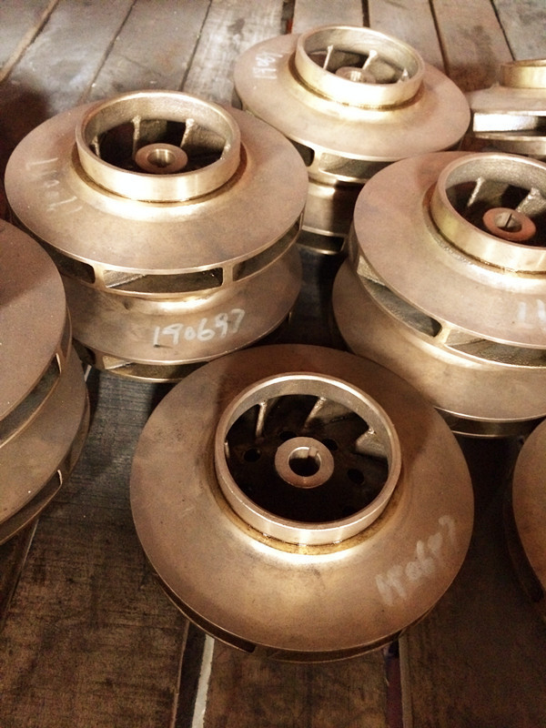 Impeledor sumergible gradual de la bomba, proceso del bastidor de arena, el trabajar a máquina del CNC